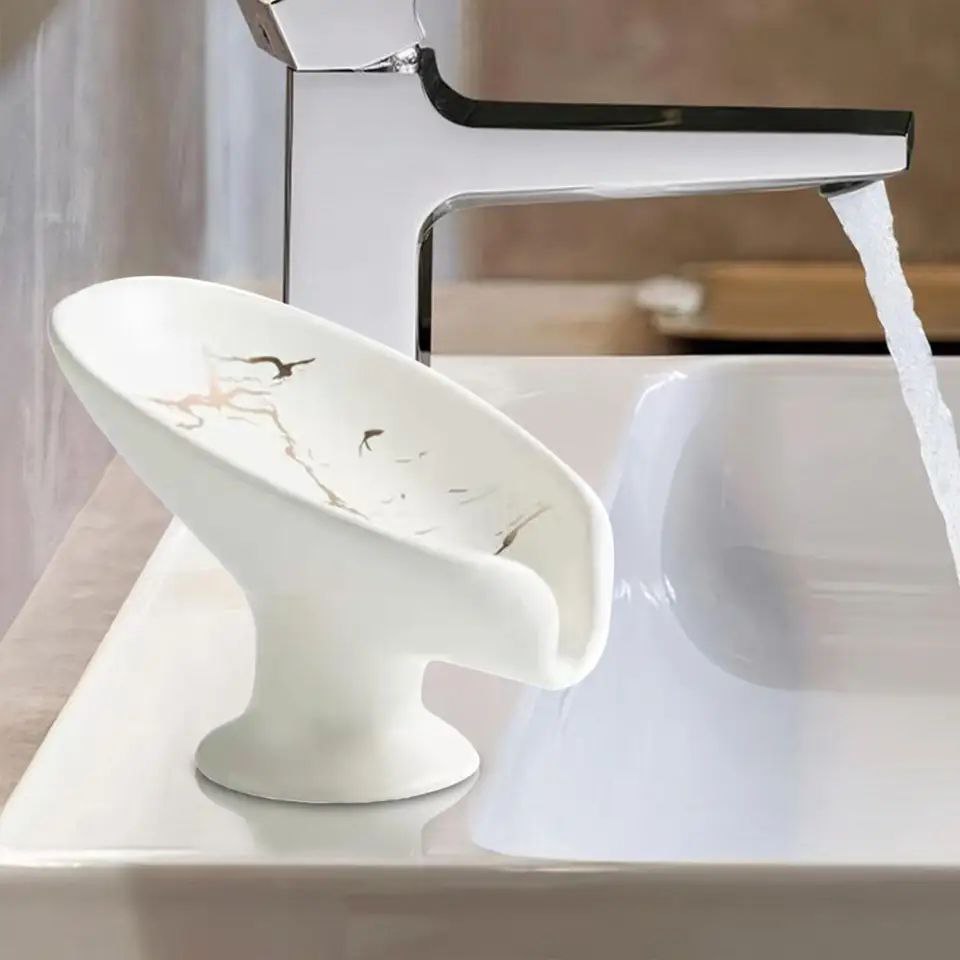 Porte-savon Portable en céramique de luxe