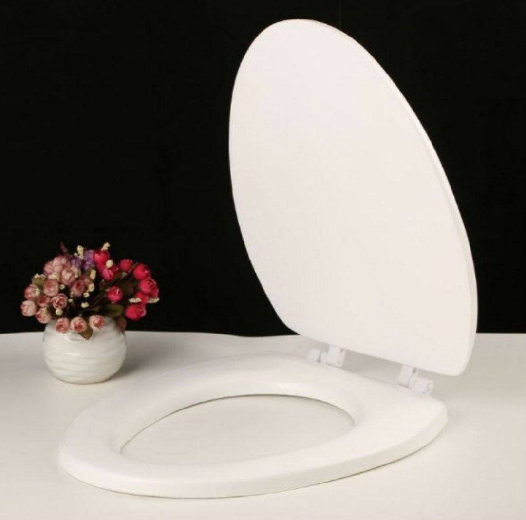 Siège de toilette en silicone à fermeture douce