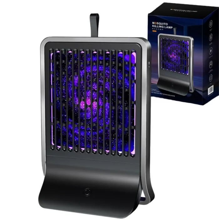 Lampe anti-moustique à décharge électrique rechargeable