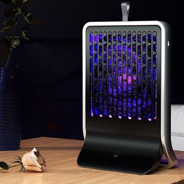 Lampe anti-moustique à décharge électrique rechargeable