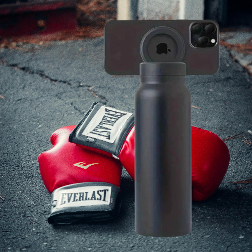 Bouteille Isotherme avec Support de Téléphone Magnétique
