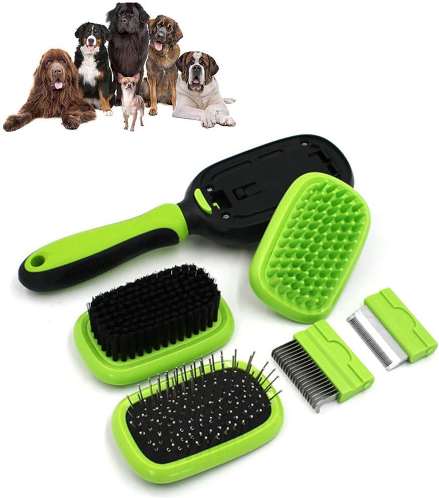 Brosse de Toilettage 5 en 1 Soin Complet