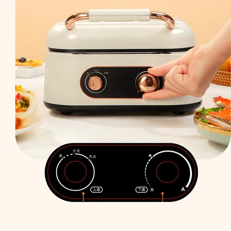 Plaque de cuisson électrique multifonction double face
