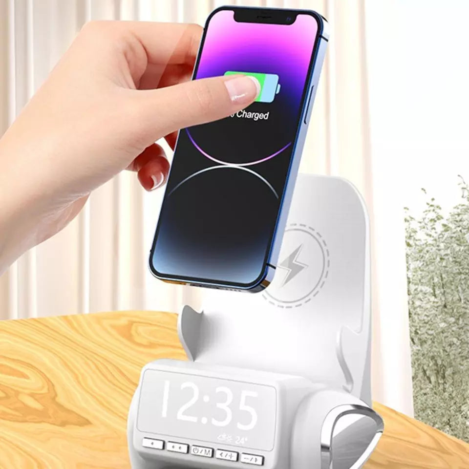 Mini chaise portable et chargeur sans fil