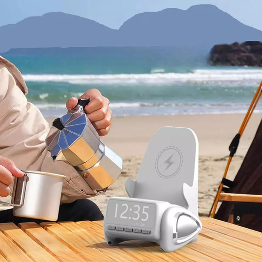 Mini chaise portable et chargeur sans fil