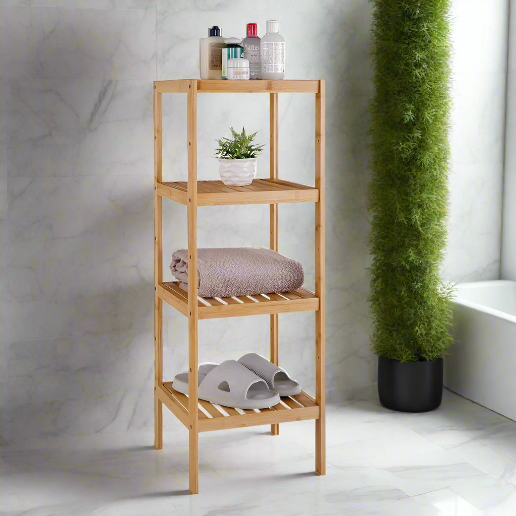 Support d’affichage de plantes en bambou