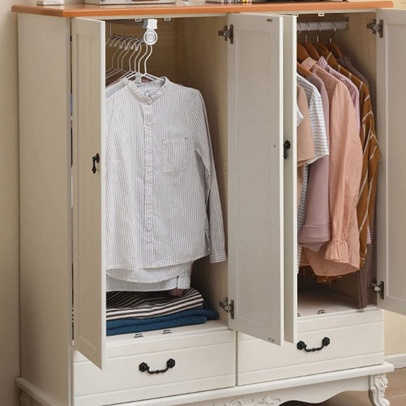 Cintre rétractable extractible pour garde-robe