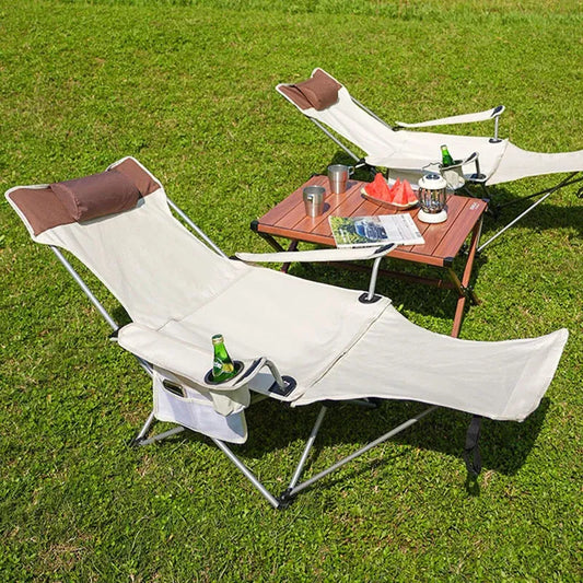 Chaise pliante pour camping en plein air, avec dossier réglable