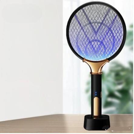 Raquette Électrique Anti-Moustiques USB avec Lampe LED