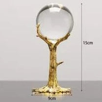 Unique crystal tree branch ball