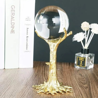 Unique crystal tree branch ball