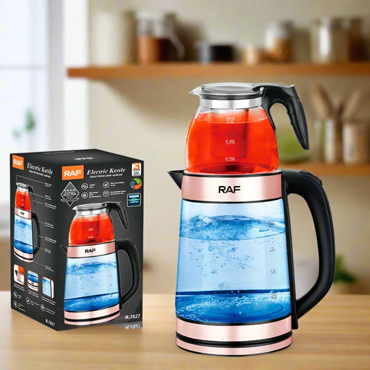 Bouilloire électrique en verre de 2,2 litres