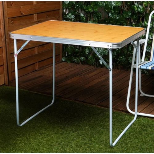 Table pliante en Aluminium et Mdf