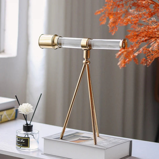 Ornement Télescope en Cristal