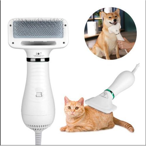 Brosse antibruit et sèche-cheveux 2 en 1 pour chats et chiens