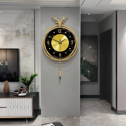 Horloge Murale 3D en Marbre