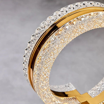 Lampe de Table en Cristal, Éclairage Élégant et Raffiné