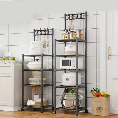 Étagère de rangement domestique multicouche