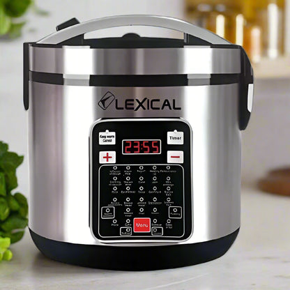 Cuiseur à Riz Multifonction Lexical - 5L, 900W, Revêtement Antiadhésif
