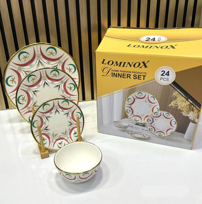 Élégance à table : Service de table - 24 pièces