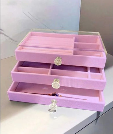 Organisateur de Bijoux en Acrylique pour Boucles d'Oreilles, Colliers et Accessoires