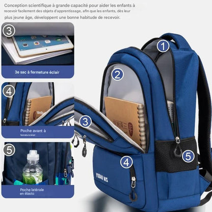 Sac à dos décontracté grande capacité