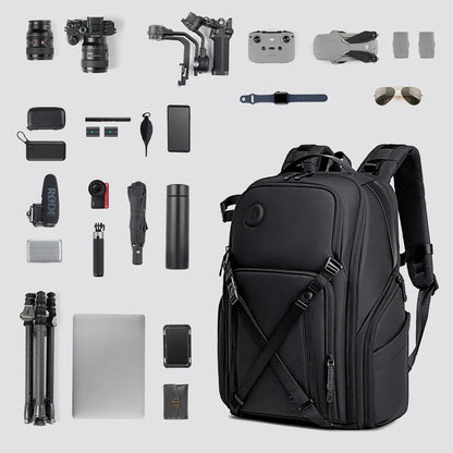 Sac à Dos Multifonction pour Photographie : Grande Capacité, Accès Rapide et Protection Optimale