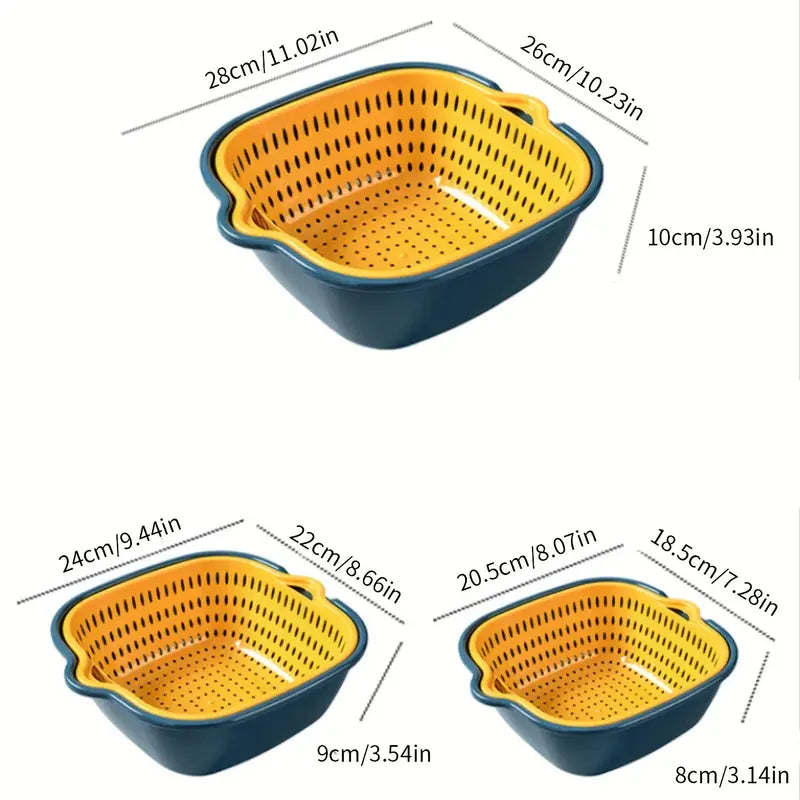 Passoire, panier de vidange double couche (6 pièces )