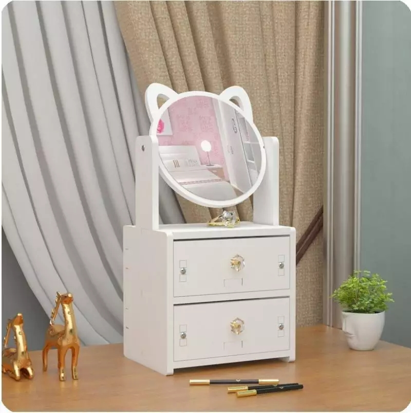 Joli miroir avec boîte de rangement