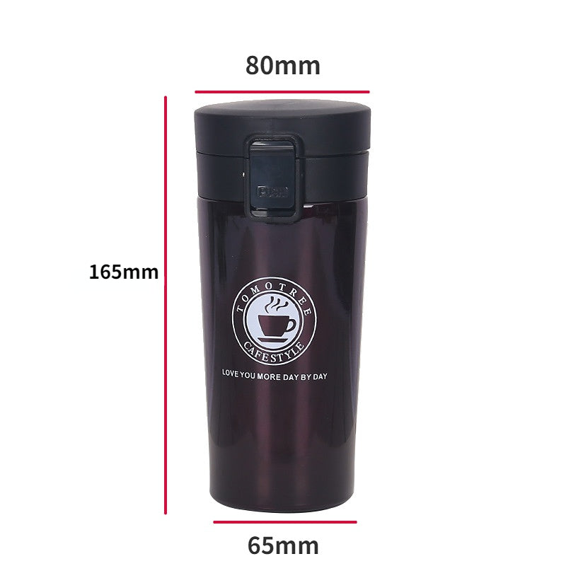 Tasse Thermique et Bouteille d'Eau en Acier Inoxydable 304 à Double Paroi de 380 ml