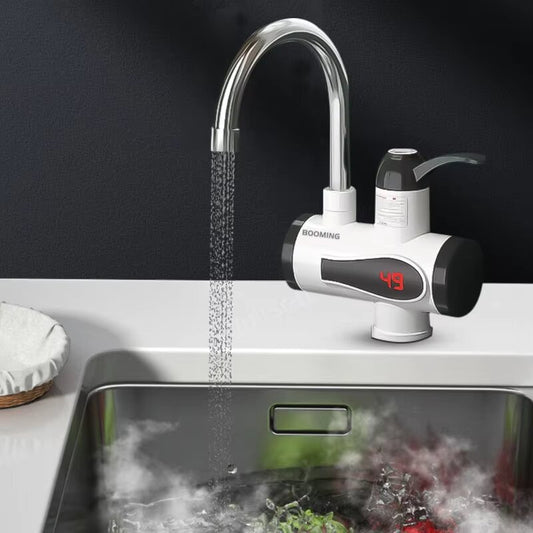 Robinet Chauffe-Eau Électrique Instantané avec Affichage Numérique