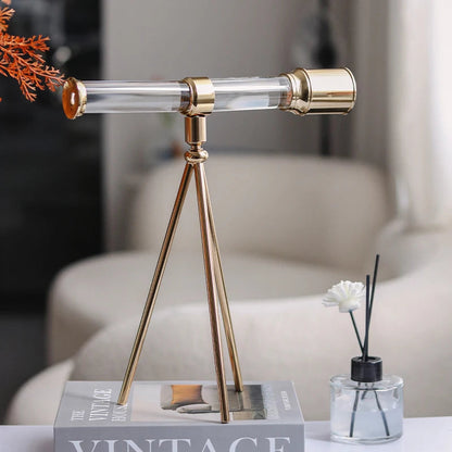 Ornement Télescope en Cristal