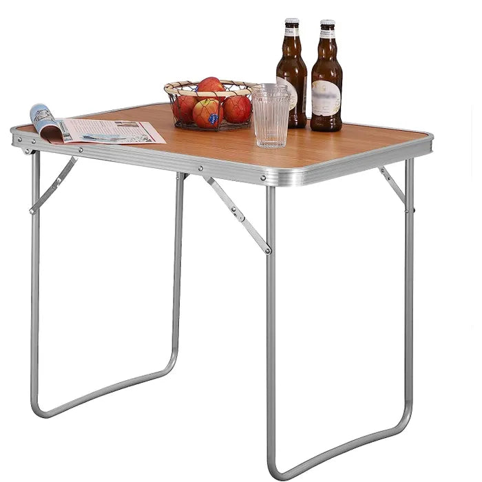 Table pliante en Aluminium et Mdf