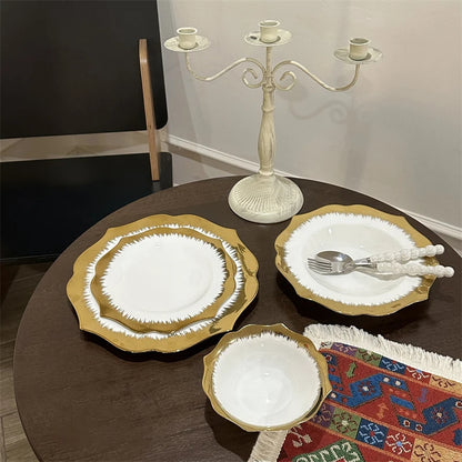 Service de Table 24 Pièces en Porcelaine