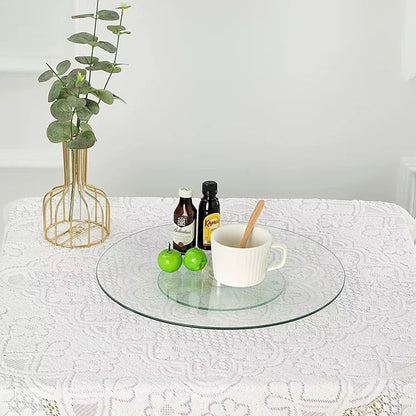 Plateau à Gâteau Rotatif en Verre