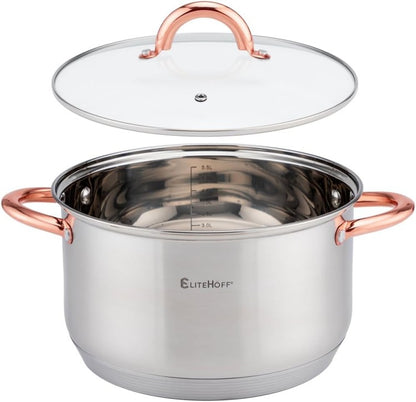 Ensemble de Casseroles Inox 7 Couches