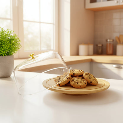 Cloche à gâteau élégante
