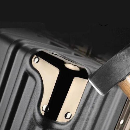 Ensemble de bagages de luxe en aluminium, 3 pièces