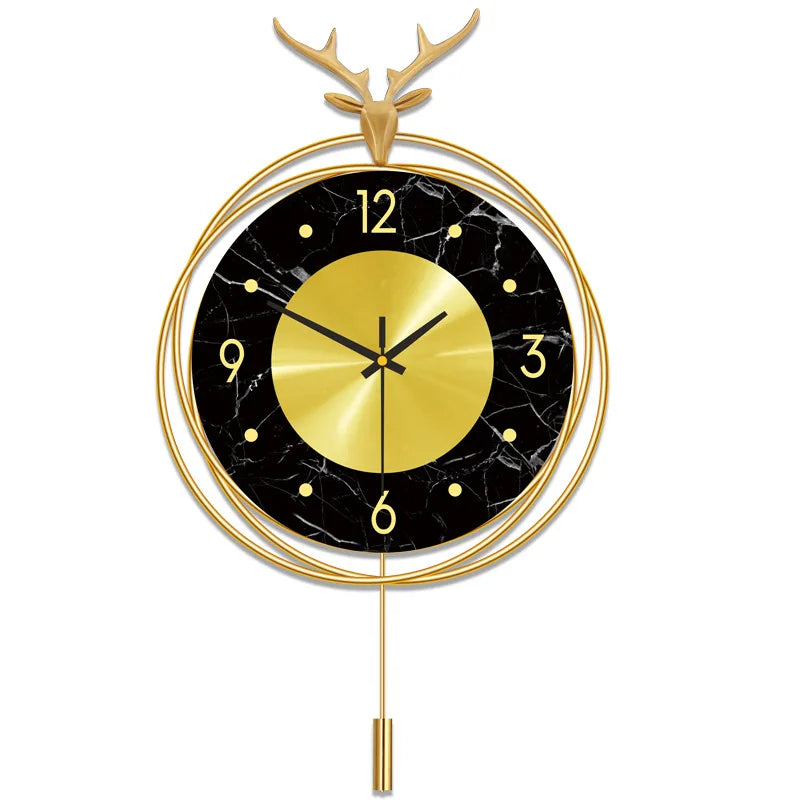 Horloge Murale 3D en Marbre