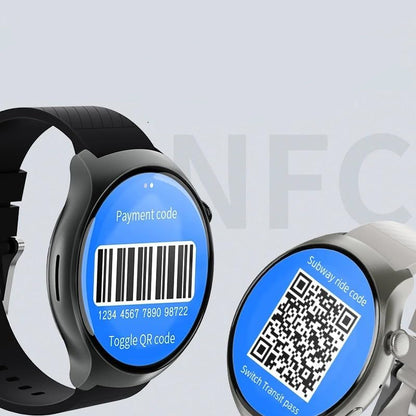 Montre Intelligente – Écran HD, Appels Bluetooth, NFC, Suivi Santé et 3 Bracelets Inclus