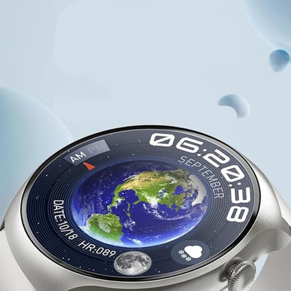 Montre Intelligente – Écran HD, Appels Bluetooth, NFC, Suivi Santé et 3 Bracelets Inclus