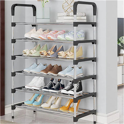 Étagère à chaussures à 6 niveaux