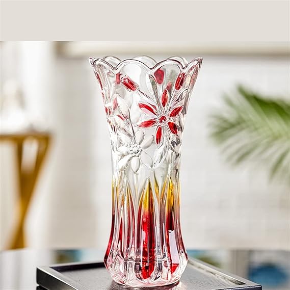 Vase en verre transparent durable