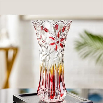 Vase en verre transparent durable