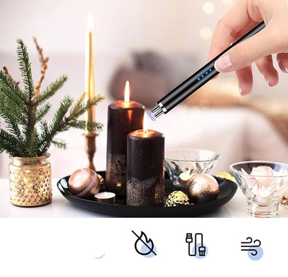 Briquet à Bougie Rechargeable USB