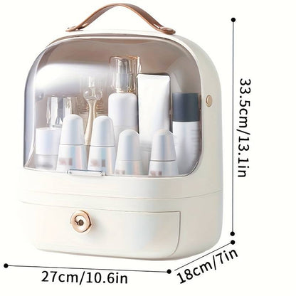 Boîte de rangement cosmétique de capacité de luxe