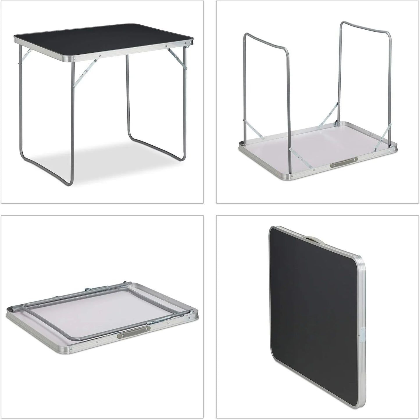 Table pliante en Aluminium et Mdf