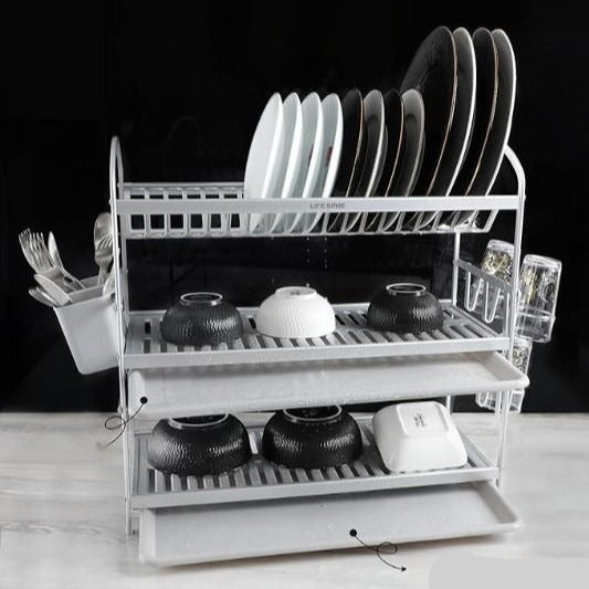 Égouttoir à vaisselle en aluminium