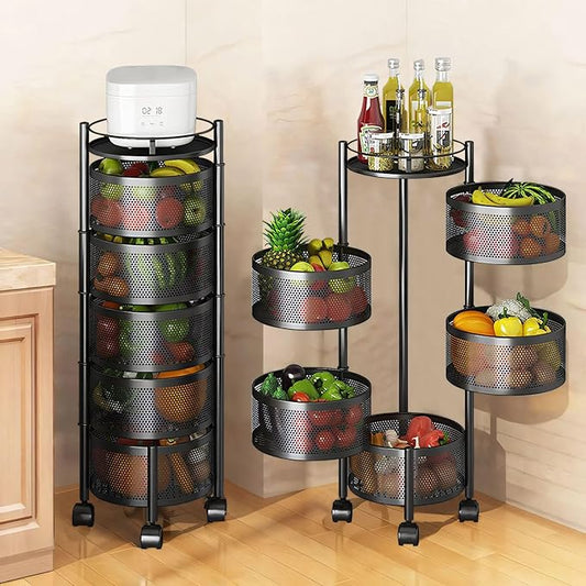 Étagère  multifonction à roulettes 5 niveaux
