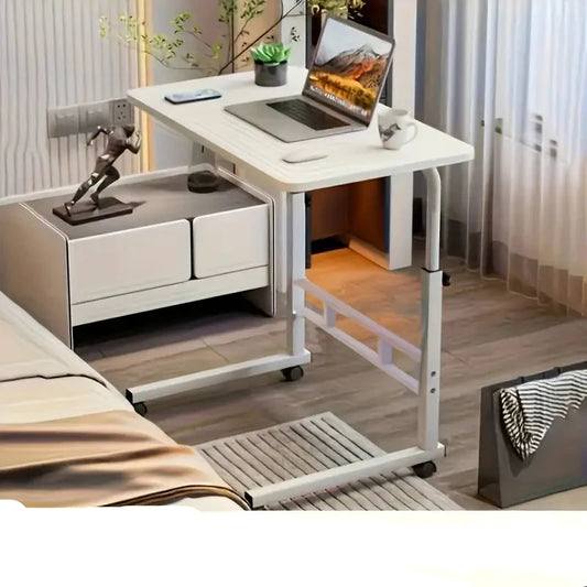 Bureau portable pliable extra large sur roulettes.